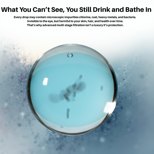 WaterSurgeon Precision Pair™ Engineered harmony between tap and shower filtration.