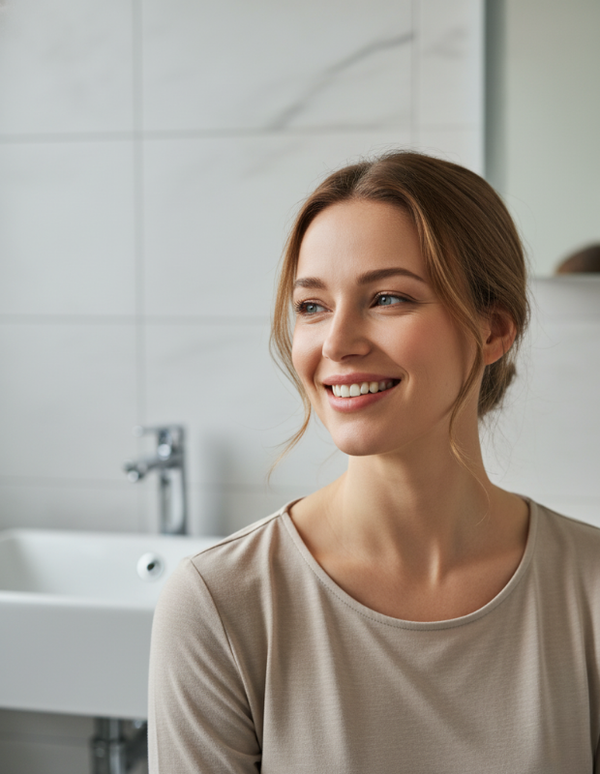 Shower water finally clean