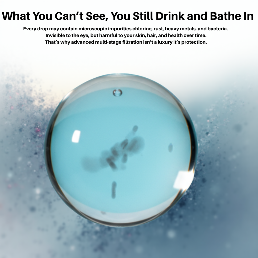 WaterSurgeon Precision Pair™ Engineered harmony between tap and shower filtration.