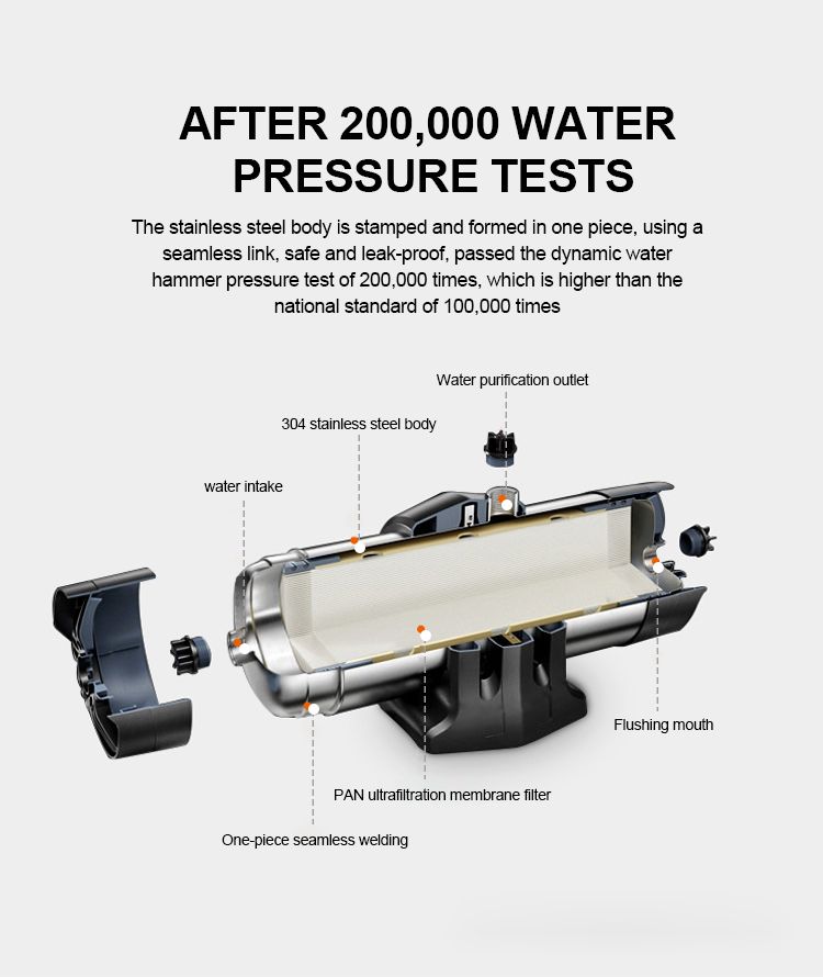 Water Surgeon® Whole-House 0.01 µm Stainless Ultrafiltration System